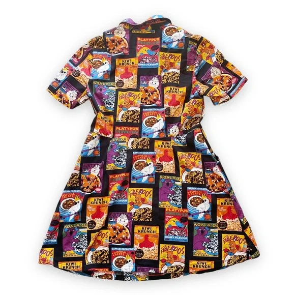 Dangerfield Cereal Cotton Shirt Dress Size 14 - Picture 6 of 6